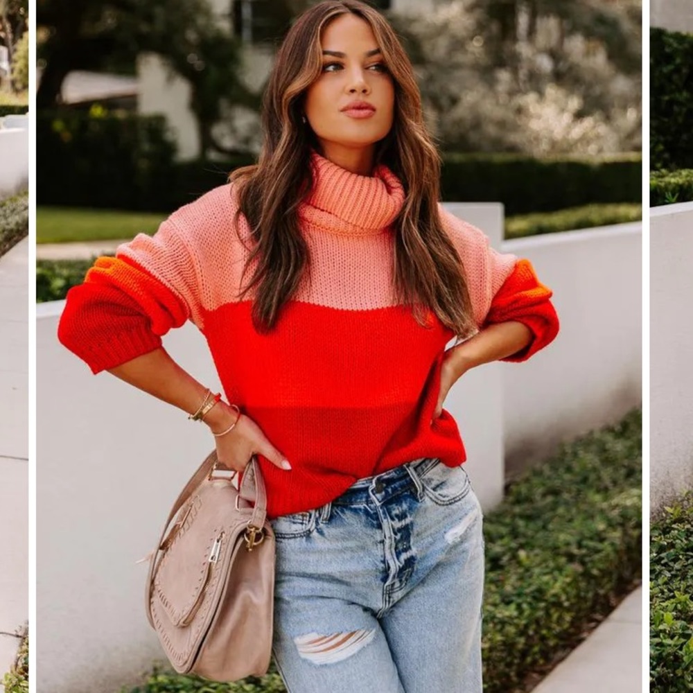 Vici colorblock sweater